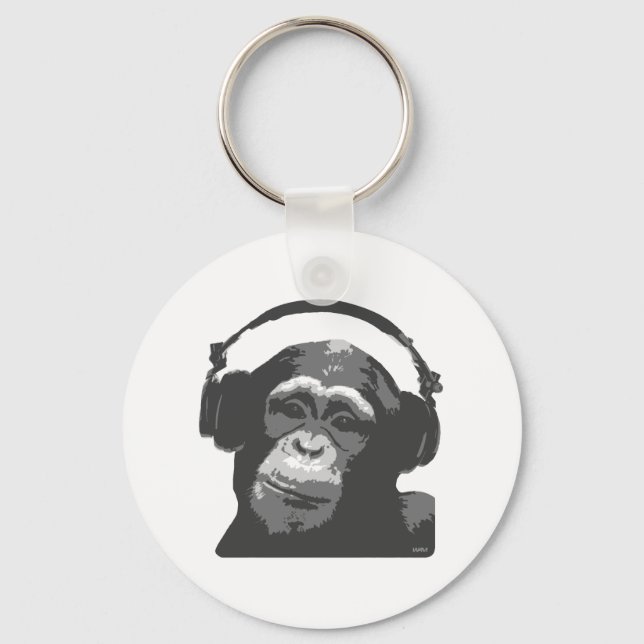 DJ MONKEY NYCKELRING (Framsida)