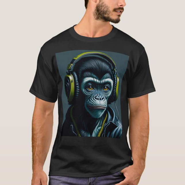 DJ Monkey T Shirt (Framsida)