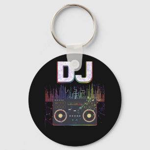 Dj Music Älskare Music Player Ljud Coola Nyckelring