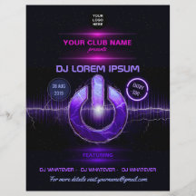 DJ Music and Dance Gig lägger till foton och logot