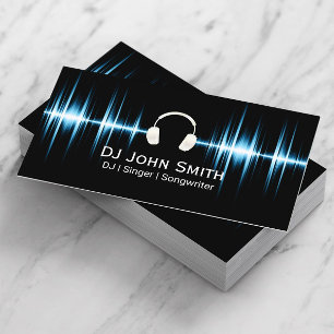 DJ Music Beat Professionell Visitkort