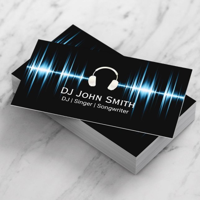 DJ Music Beat Professionell Visitkort (Skapare uppladdad)