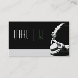DJ Music Klubb Undertainment Affärskort     Visitkort