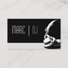 DJ Music Klubb Undertainment Affärskort     Visitkort