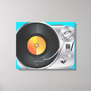 DJ Music Player Canvastryck