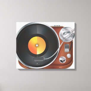DJ Music Player Canvastryck