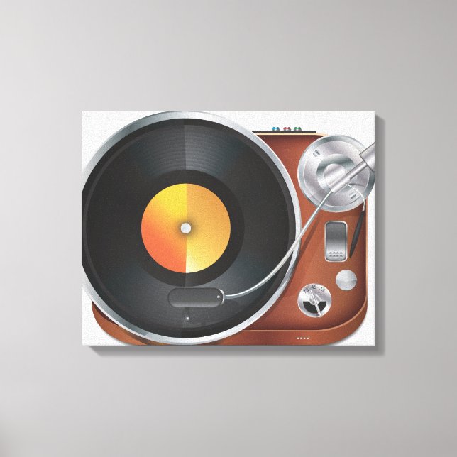 DJ Music Player Canvastryck (Framsida)