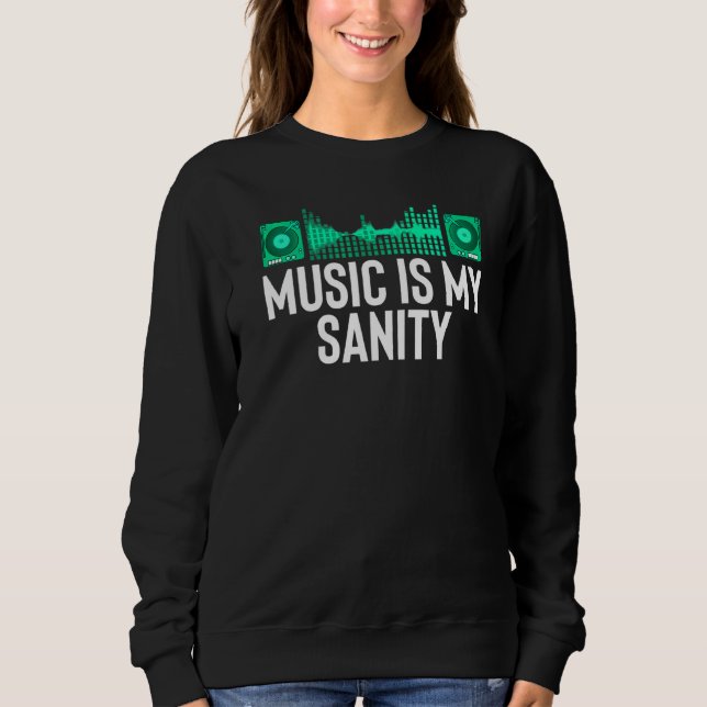 Dj Music Player Ljud Therapy Apprecision T Shirt (Framsida)