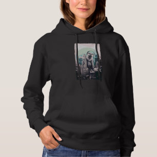 Dj Music Studio Giant Squirrel står i stan T Shirt