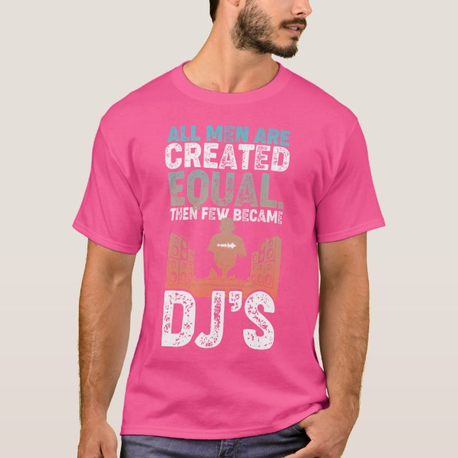 Dj Music Techno 90S Bass Deejay Electro Hardstyle T Shirt (Framsida)
