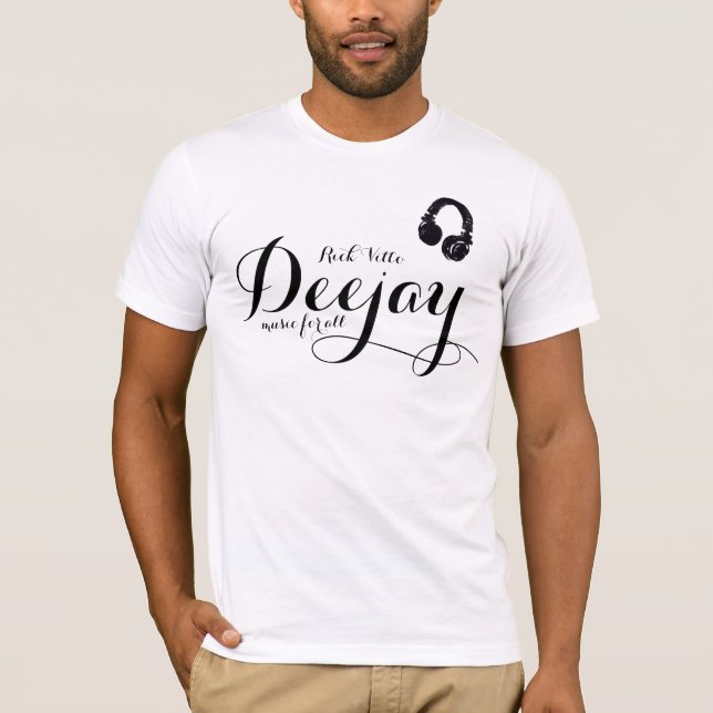 DJ-musik för all personlig T Shirt (Framsida)