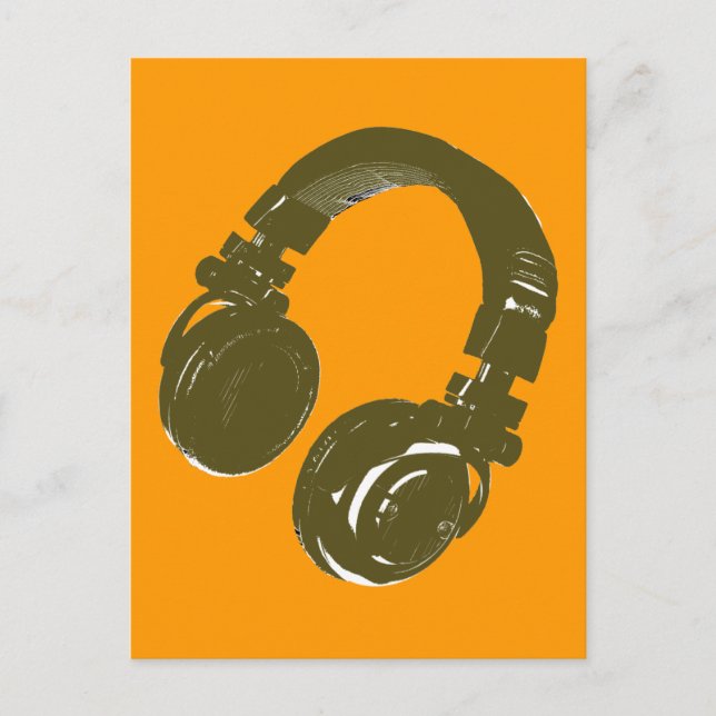 DJ-musikdesign Vykort (Framsida)