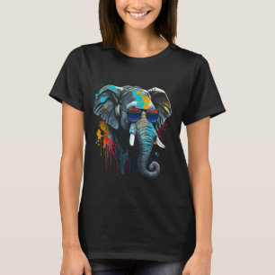 DJ musikmusik fläkt elephant party party profit mu T Shirt