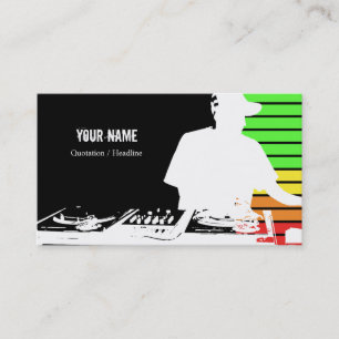 Dj-musikvisitkort Visitkort