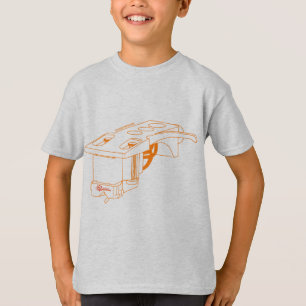 Dj-nål - vinyl för diskjockeyTurntabledäck T-shirt