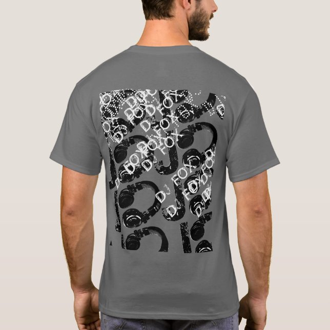 DJ namngiven Tee Shirt (Baksida)