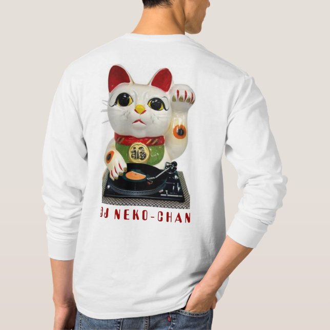 dj neko-chan tee shirt (Baksida)