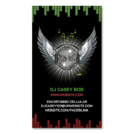 DJ Night Klubb Magnetiska Visitkort