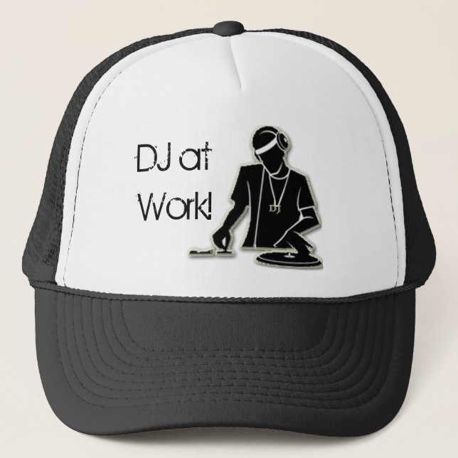DJ på arbete! Keps (Framsida)