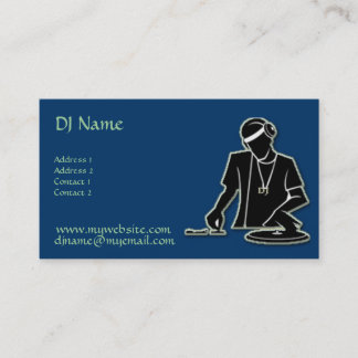 DJ på arbete! Visitkort