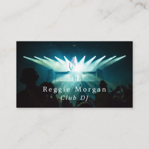 DJ på scenen, Professionell DJ Visitkort