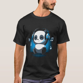 Dj Panda Hörlurar T Shirt