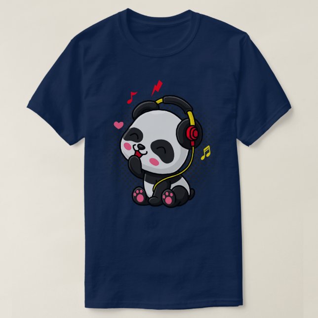 DJ Panda T Shirt (Design framsida)