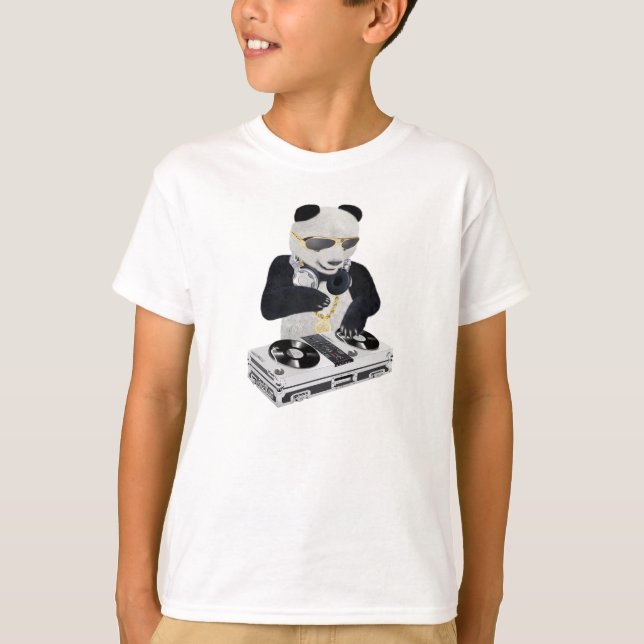 Dj-PandaBling Bling T-tröja T-shirt (Framsida)