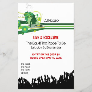 DJ Party Flygblad