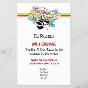 DJ Party Flygblad