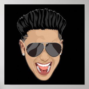 DJ Pauly D Jersey Shore ansikte Poster