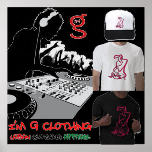 DJ Poster från G Clothing