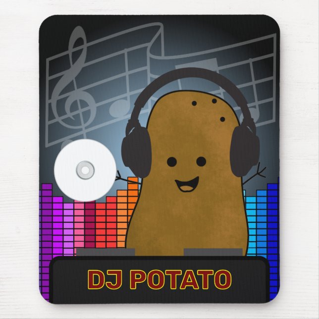 DJ Potato Anpassningsbar Musmatta (Framsidan)