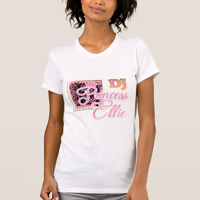 DJ Princess Ellie T-shirt (Framsida)