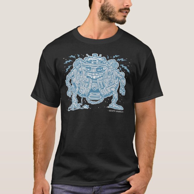 Dj-robot Tee Shirt (Framsida)