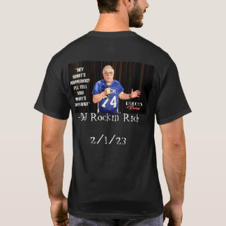 DJ Rockin' Rik/Rocco's Rewind Commemorative Shirt T Shirt