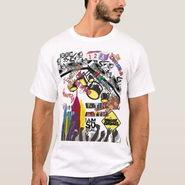 dj-roligt tee shirt (Framsida)