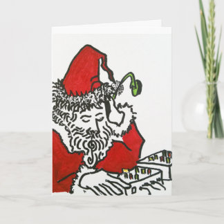 DJ Santa Helgkort