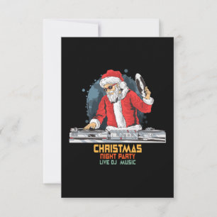 dj Santa party klubb Inbjudningar