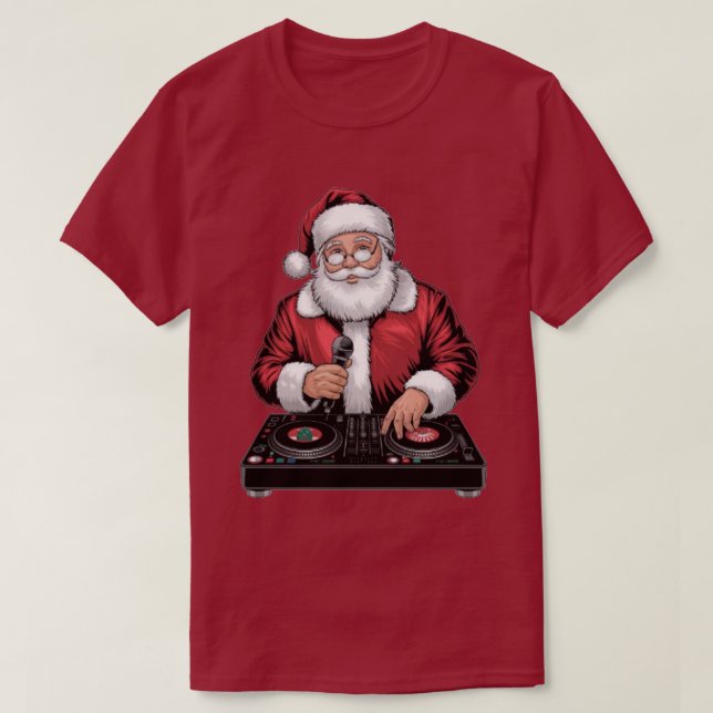 DJ Santa T Shirt (Design framsida)