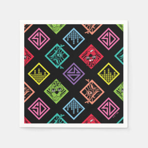 DJ Scooby-Doo Mönster Pappersservett