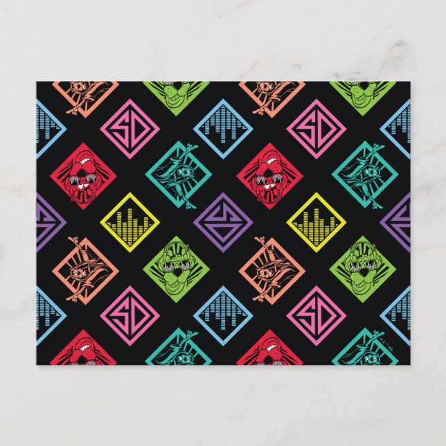 DJ Scooby-Doo Mönster Vykort (Framsida)