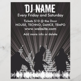 DJ Shadows 2 Music Flyer