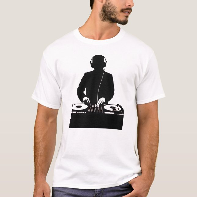 DJ Silhouette T Shirt (Framsida)
