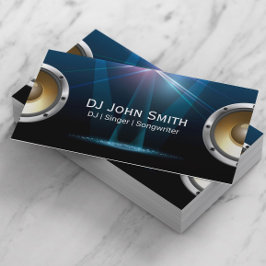 DJ Singer Songwriter Modern Music Visitkort