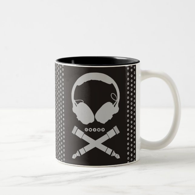 Dj-skalle Två-Tonad Mugg (Höger)