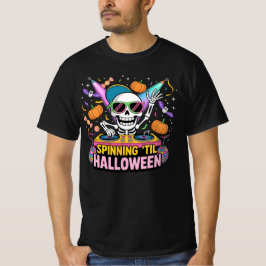 DJ Skeleton Halloween fest Design - T Shirt