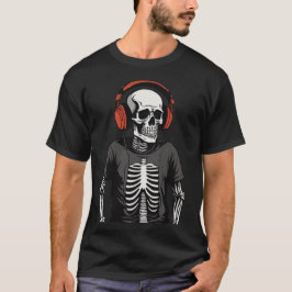 DJ Skeleton T Shirt