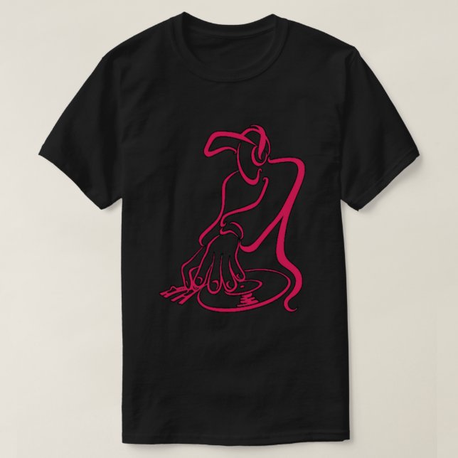 Dj-skjorta T-shirt (Design framsida)