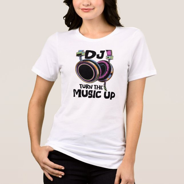 DJ Skruva Upp Musiken T Shirt (Framsida)